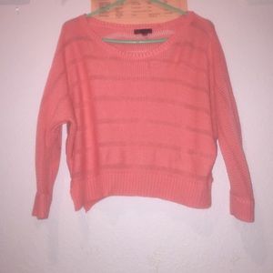 Pink crop sweater