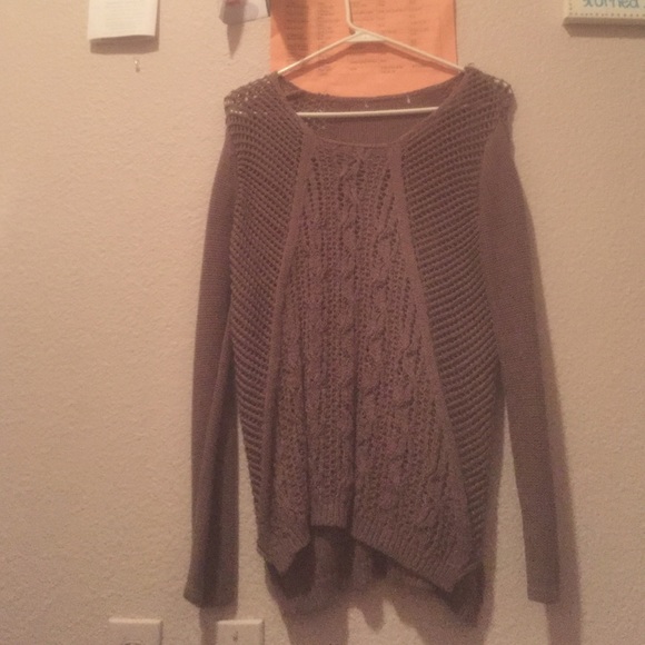 Taupe knit sweater - Picture 1 of 1