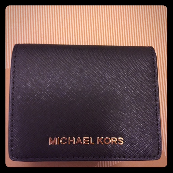 Michael Kors Handbags - MICHAEL Michael Kors Black Flap Wallet