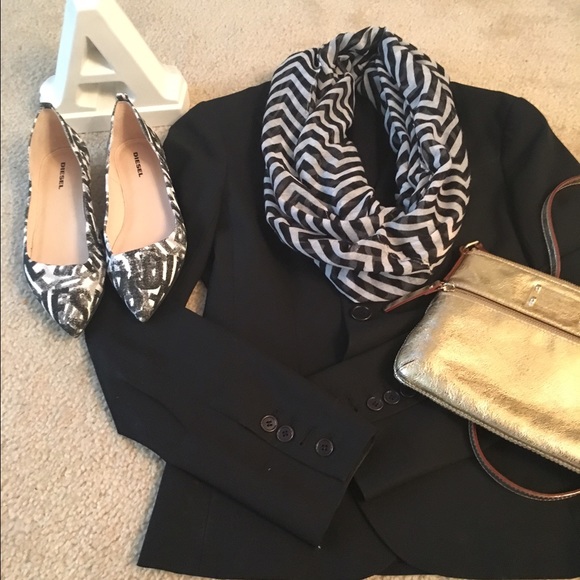 SOLD graphic print Diesel pointed toe flats 7.5