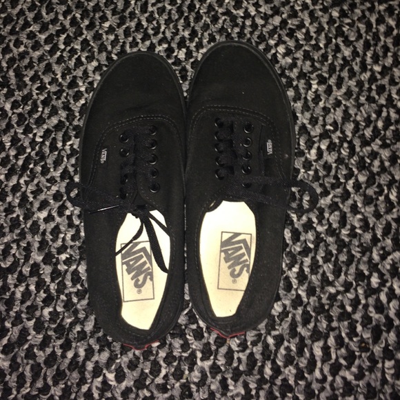 All black vans