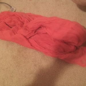 Pink scarf
