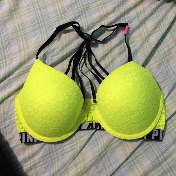 Push up strappy back bra