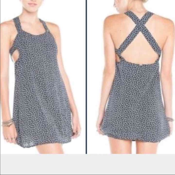 Brandy Melville Navy Blue Blaine Dress NWOT (Rare)