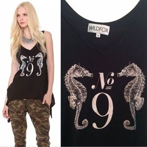 Wildfox Seahorse No. 9 Dreamer Tunic Tank Top