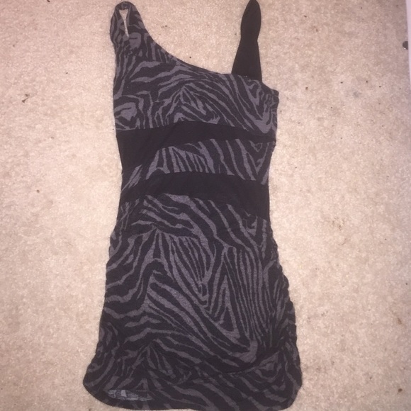 Zebra print dress