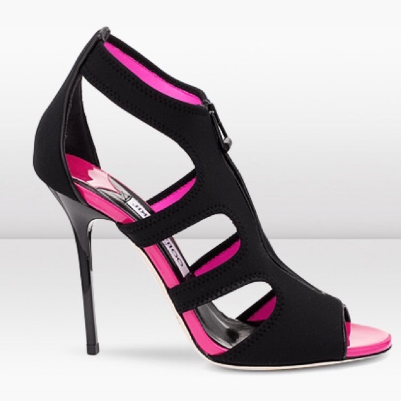 Jimmy Choo Denton scuba caged heels