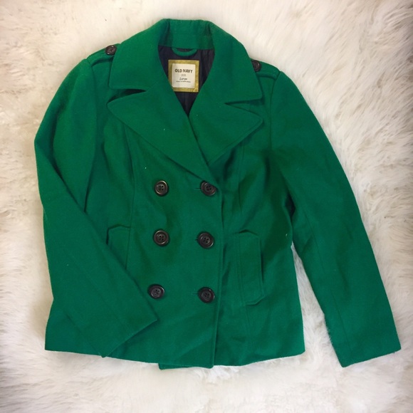 Bright Green Peacoat