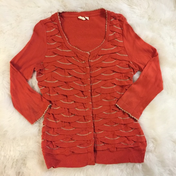 Anthropologie Winter Waves Cardigan