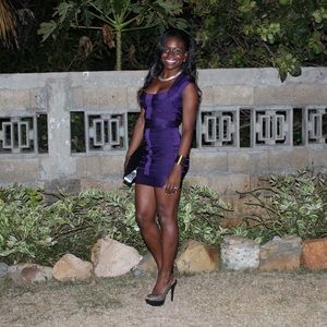 French Connection Ribbon knit dress