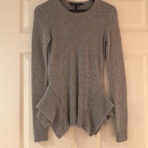 BCBG peplum Sweater