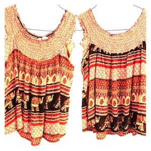 Cute Elephant Design Top