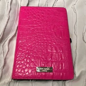 Kate spade leather crocodile iPad mini case