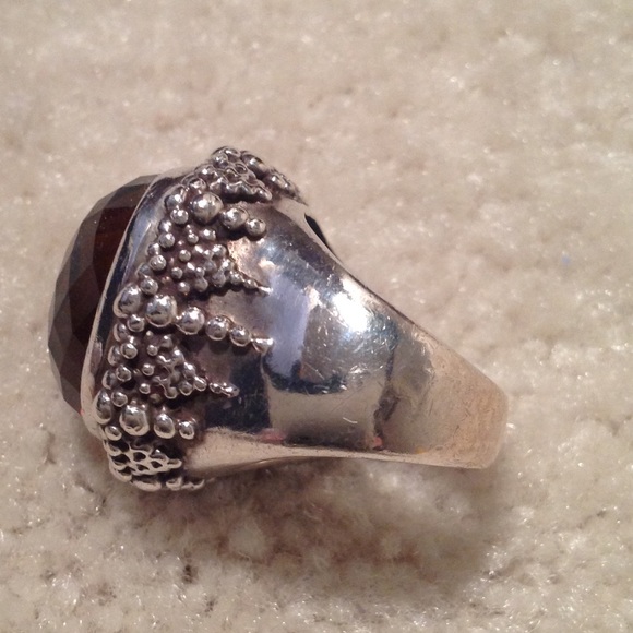 MASSIVE solid Sterling silver Stephen Dweck ring - Picture 3 of 5