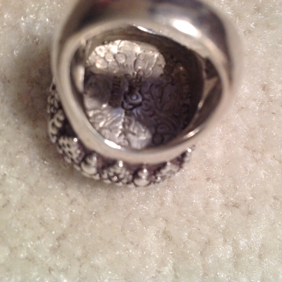 MASSIVE solid Sterling silver Stephen Dweck ring - Picture 4 of 5