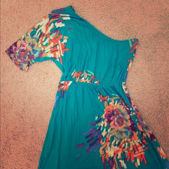 Needle & Thread one shoulder dress from anthro