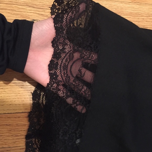 Zara knee length lace trim skirt - Picture 4 of 4