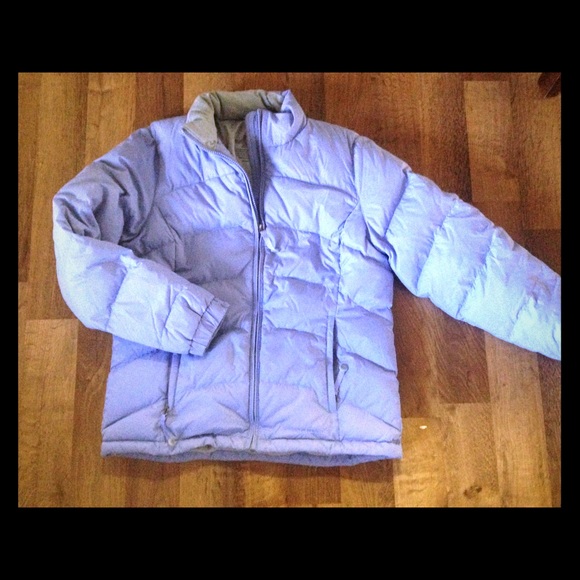LLBean feather down jacket.
