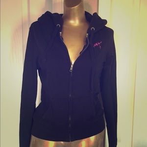 Victoria's Secret pink zip up hoodie