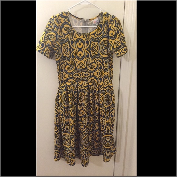 Lullaroe amelia dress with pockets M - Picture 1 of 1