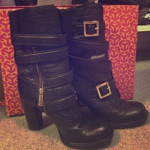 Tory Butch Black Jaden Boot