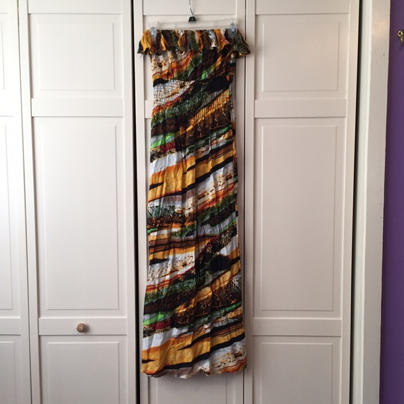 Patterned maxi dress