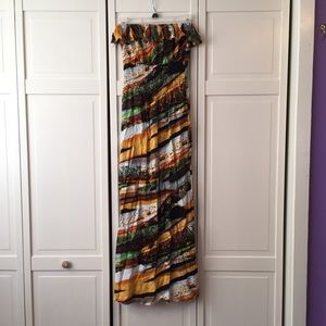 Patterned maxi dress