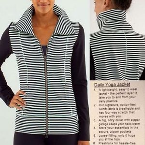 Lululemon daily yoga jacket