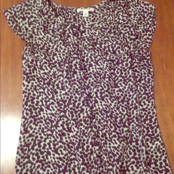 Banana Republic silk blouse petite medium