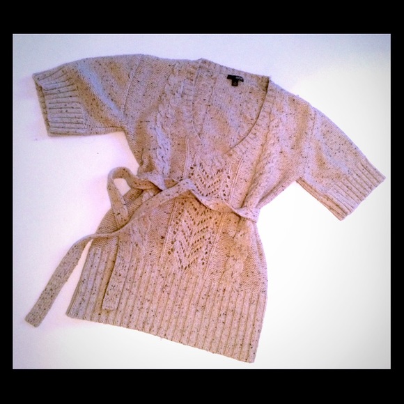 Beige/ Tan Cable-knit ANA Sweater Top