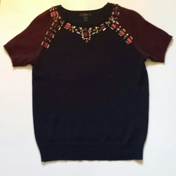 JCrew Short Sleeve Sweater