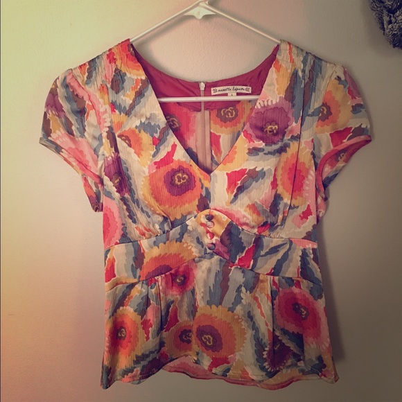 Nanette lepore Peplum Blouse