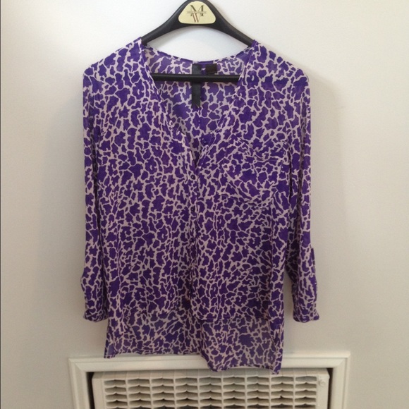 Giraffe print long sleeve tunic