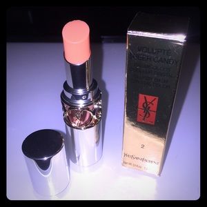 NIB YSL glossy balm  2 papaya gelee