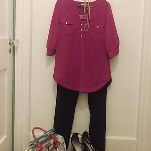 3/4 sleeve blouse