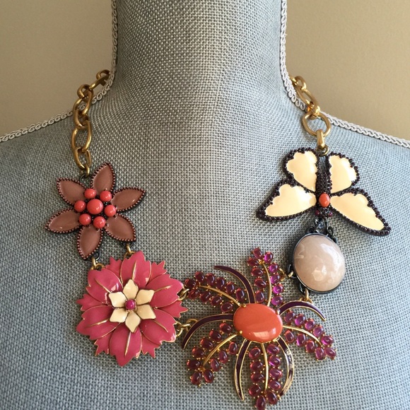 Stella & Dot Garden Party Enamel Necklace
