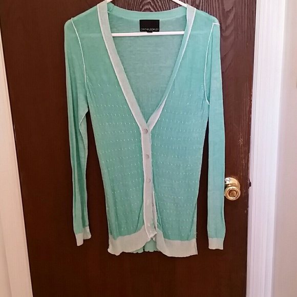 Cynthia Rowley Sweaters - Teal cardigan large.