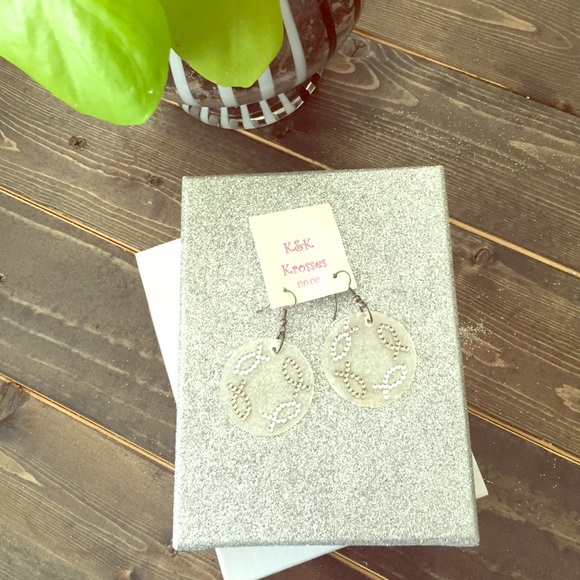 Shell & Rhinestone Earrings