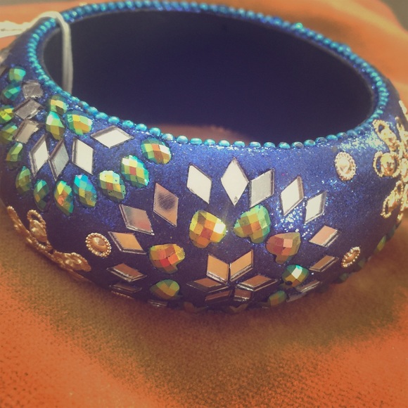 Royal Blue mosaic design bracelet