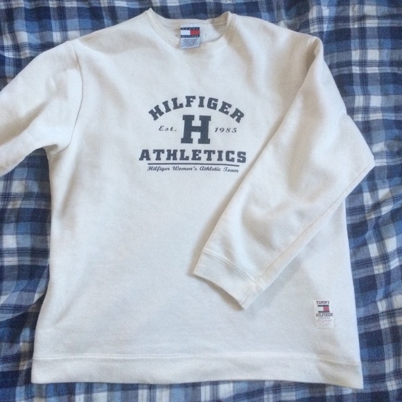 Tommy Hilfiger Sweaters - TOMMY HILFIGER HILFIGER ALTHLETICS CREWNECK SZ L