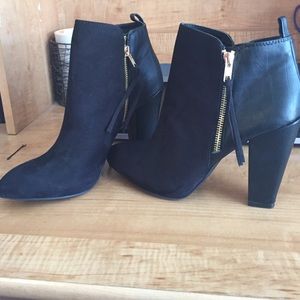 Blank ankle boots