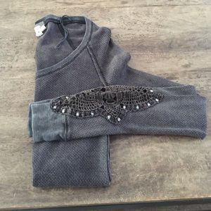 Free People Lace cut thermal