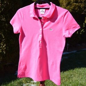 Lacoste Fushia Polo