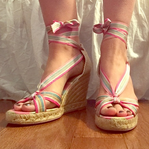 ♦️SOLD♦️COACH Espadrille Wedges