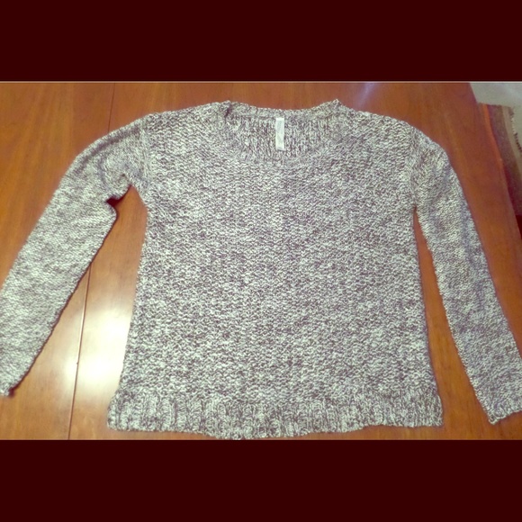 Medium gray knit sweater Aeropostale