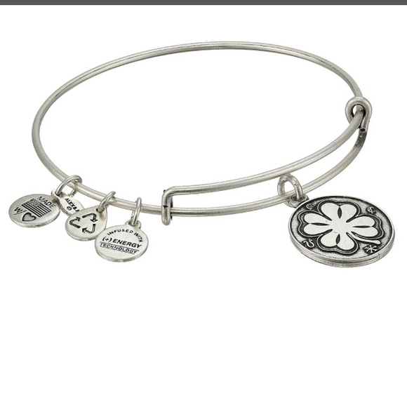 Alex & ani four leaf clover bangle