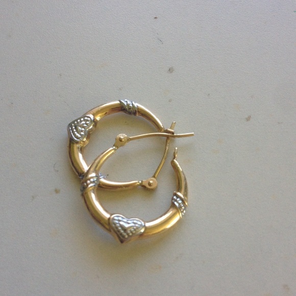 10K gold earrings