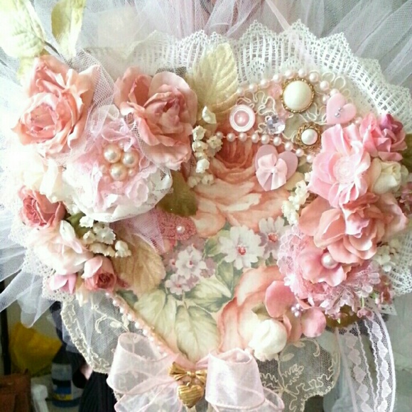 Handmade shabby chic Valentine Heart