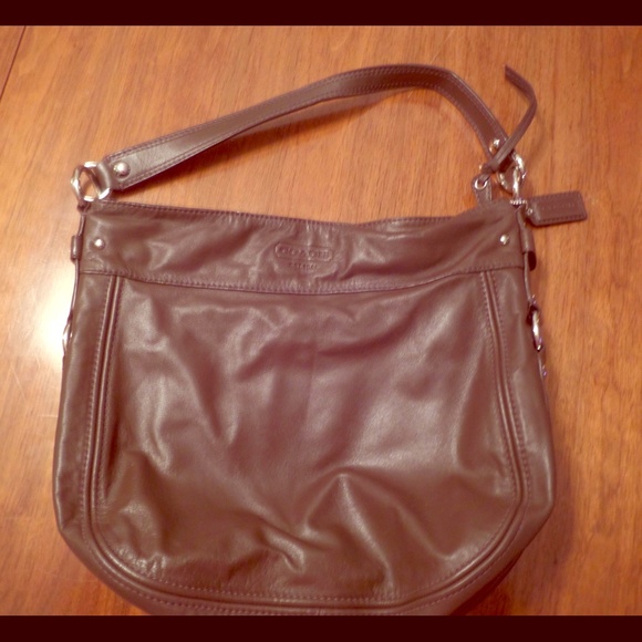 Coach brown leather
