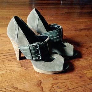 Calvin Klein Wood Heels Size 8.5